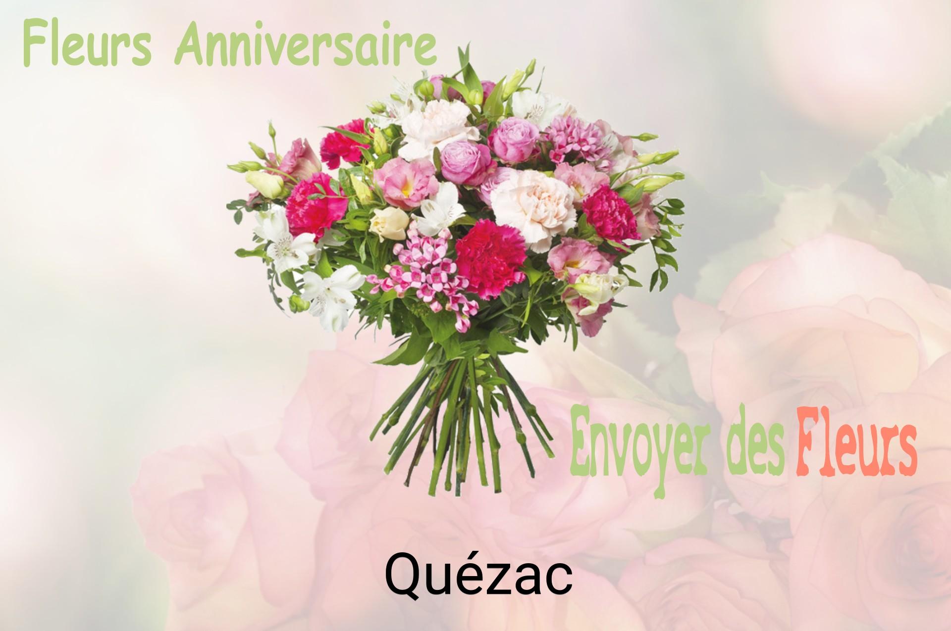 Bouquet de fleurs d’anniversaire livré à Quézac
